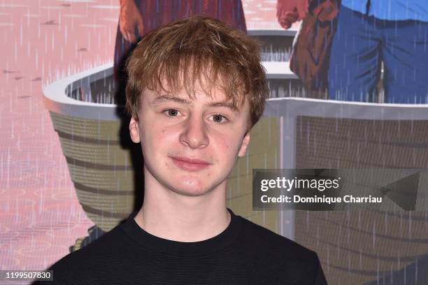 Thomas Gioria attends the "Adoration" Premiere At UGC Cine Cite les Halles on January 14, 2020 in Paris, France.