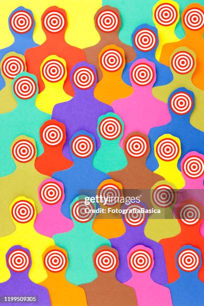 targeted men - headshot backdrop stock illustrations