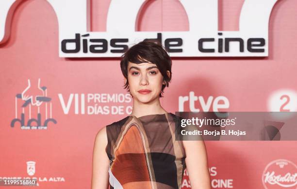 Spanish actress Greta Fernandez attends 'Dias de Cine' photocall awards at Reina Sofia Art Museum on January 14, 2020 in Madrid, Spain.