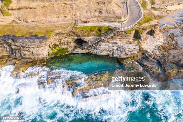 bogey hole, newcastle, nsw, australia - new south wales stock pictures, royalty-free photos & images
