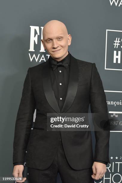 Anthony Carrigan during the arrivals for the 25th Annual Critics' Choice Awards at Barker Hangar on January 12, 2020 in Santa Monica, CA.