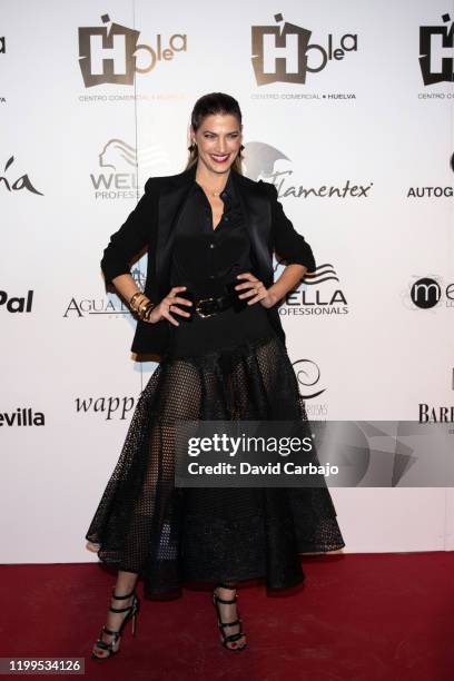 Laura Sanchez attends the inauguration of We Love Flamenco, with the first flamenco model pass by Rocio Peralta on January 14, 2020 in Seville, Spain.