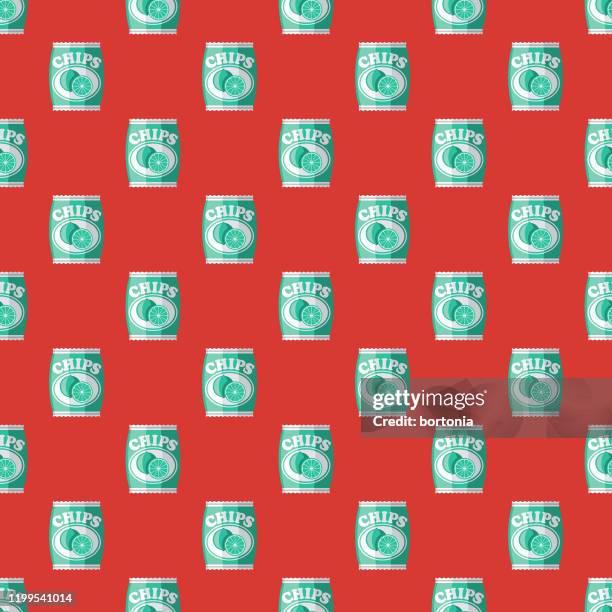 lime potato chip flavor pattern - lime background stock illustrations
