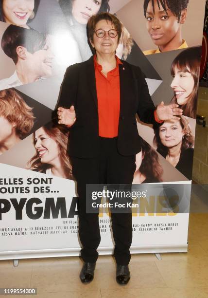 Deputy Carole Bureau Bonnard attends "Pygmalionnes" Screening at Assemblee Nationale on January 14, 2020 in Paris, France.