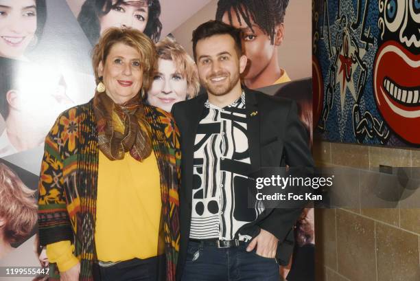 Actress Laurence Meunier and director Quentin Delcourt attend "Pygmalionnes" Screening at Assemblee Nationale on January 14, 2020 in Paris, France.