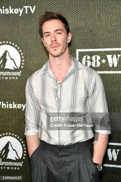 Sam Keeley attends Paramount Network's "68 Whiskey" Premiere Party at Sunset Tower on January 14, 2020 in Los Angeles, California.