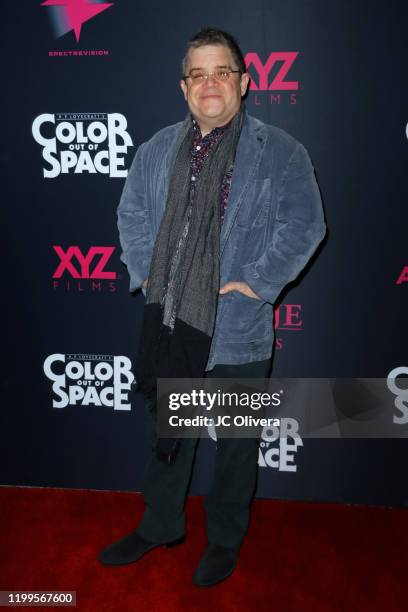 Actor Patton Oswalt attends the special screening of "Color Out Of Space" at the Vista Theatre on January 14, 2020 in Los Angeles, California.