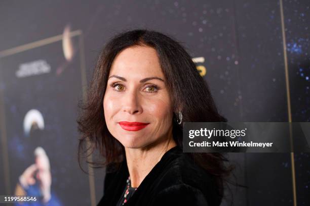 Minnie Driver attends the premiere of HBO's "Avenue 5" at Avalon Theater on January 14, 2020 in Los Angeles, California.