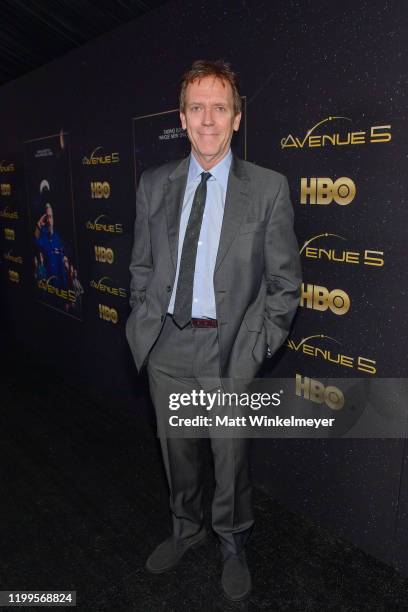 Hugh Laurie attends the premiere of HBO's "Avenue 5" at Avalon Theater on January 14, 2020 in Los Angeles, California.