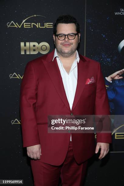 Josh Gad attends the premiere of HBO's "Avenue 5" at Avalon Theater on January 14, 2020 in Los Angeles, California.