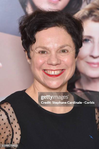 Actress Isabelle Gibbal Hardy attends the "Pygmalionnes" Screening at Assemblee Nationale on January 14, 2020 in Paris, France.