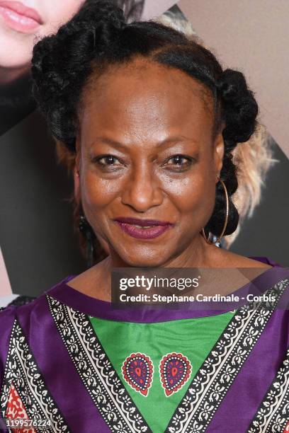 Journalist Rahmatou Keita attends the "Pygmalionnes" Screening at Assemblee Nationale on January 14, 2020 in Paris, France.