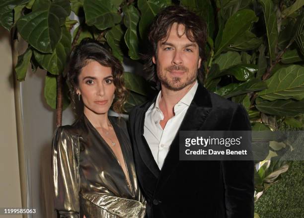 Nikki Reed and Ian Somerhalder attend Maison de Mode's 3rd Annual Sustainable Style Awards at 1 Hotel West Hollywood on February 8, 2020 in West...