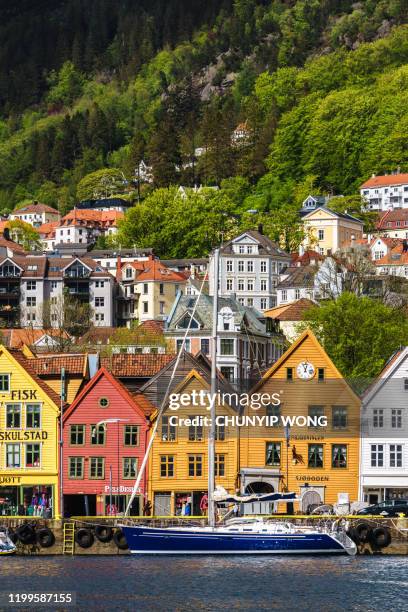 bergen, norvegia - bergen foto e immagini stock