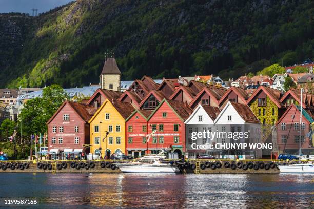 bergen, norvegia - bergen foto e immagini stock
