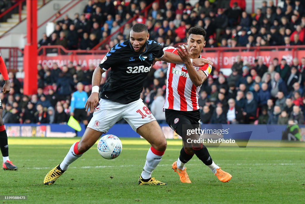 Brentford v Middlesbrough - Sky Bet Championship