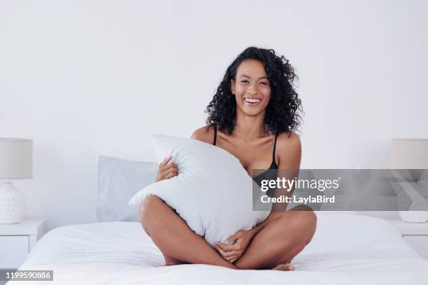 152 Beautiful Woman Sleeping Bra Bed Stock Photos - Free & Royalty