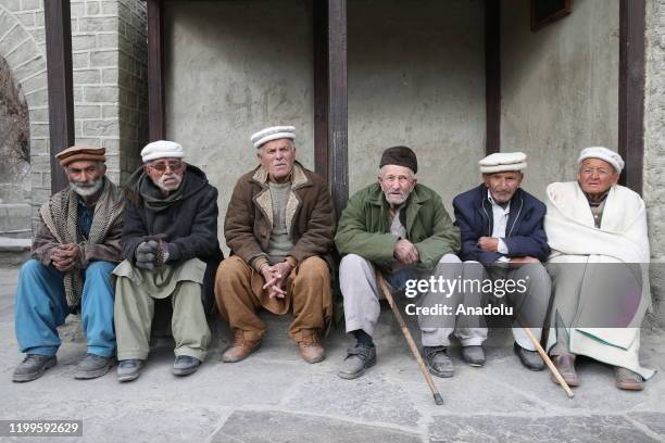 Burusho and Wakhi people living in the 200-kilometer long Hunza valley of Gilgit-Baltistan, are seen as they start to live in mountainous regions...