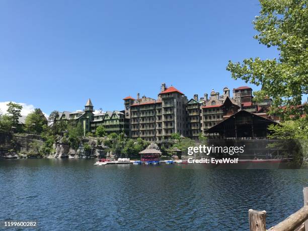 lakke mohonk mountain house, new york - new paltz stock pictures, royalty-free photos & images