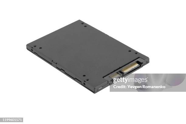 solid state drive (ssd) isolated on white background - ssd stock pictures, royalty-free photos & images