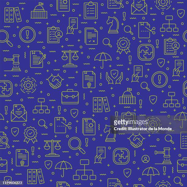 seamless pattern with core values icons. - stage de formation stock illustrations