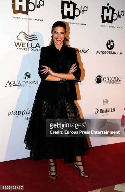 Laura Sanchez attends the inauguration of We Love Flamenco, with the first model pass by Rocio Peralta on January 14, 2020 in Seville, Spain.