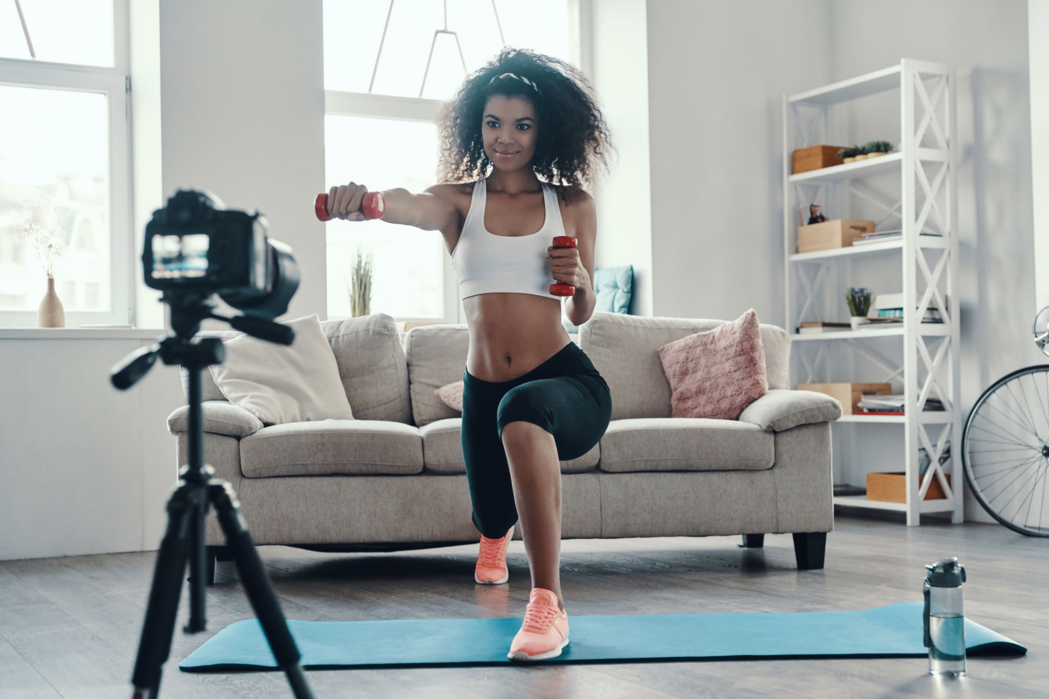 fitness filming
