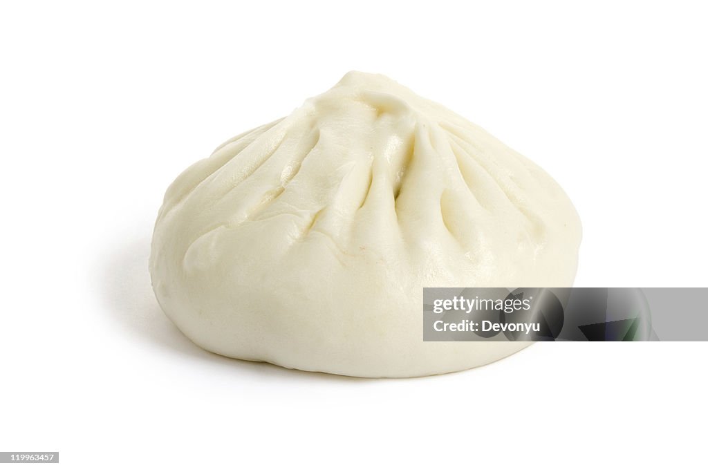 Chinese steamed bun with curves