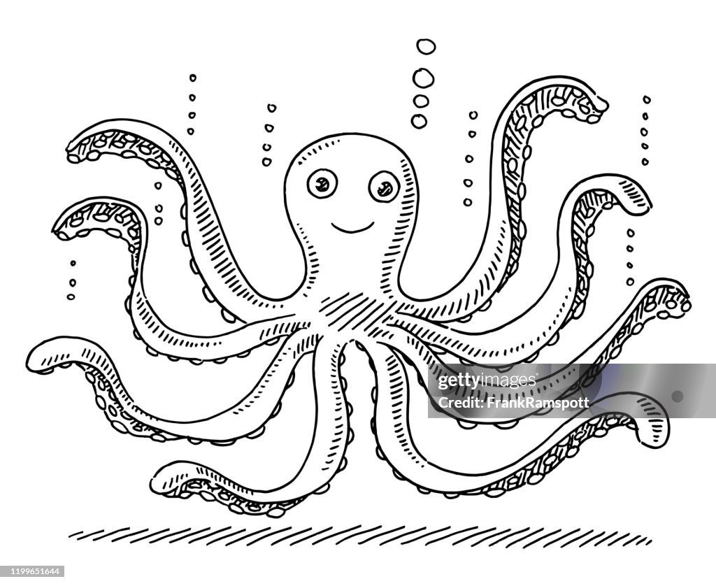Cute Cartoon Octopus Drawing High-Res Vector Graphic - Getty Images Cute Cartoon Octopus Drawing High-Res Vector Graphic - Getty Images