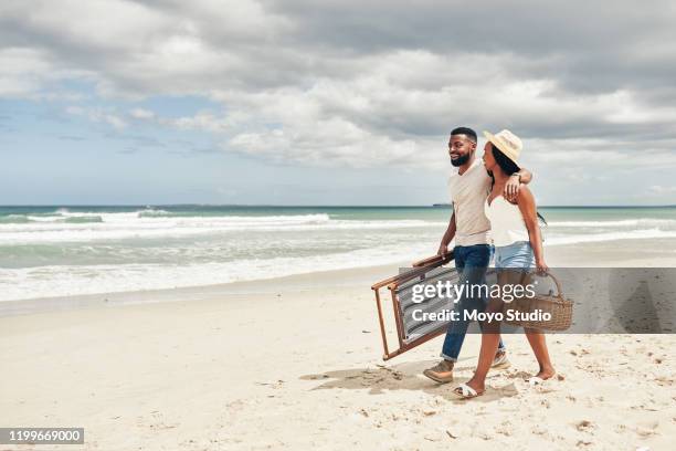 babe, this is just what we need - beach picnic stock pictures, royalty-free photos & images
