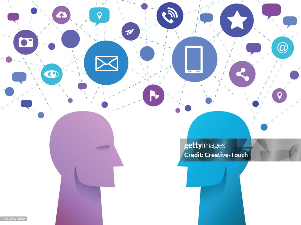 Simple Comms Graphics Communications High-Res Vector Graphic - Getty Images