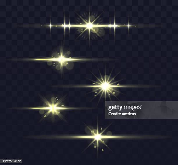 ilustraciones, imágenes clip art, dibujos animados e iconos de stock de conjunto de ráfaga de luz larga - luces de discoteca
