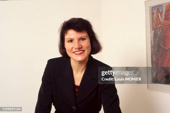 Portrait de la psychologue MarieFrédérique Bacqué en 1992, France