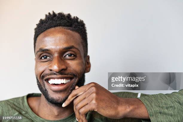 laughing man - male eyes stock pictures, royalty-free photos & images