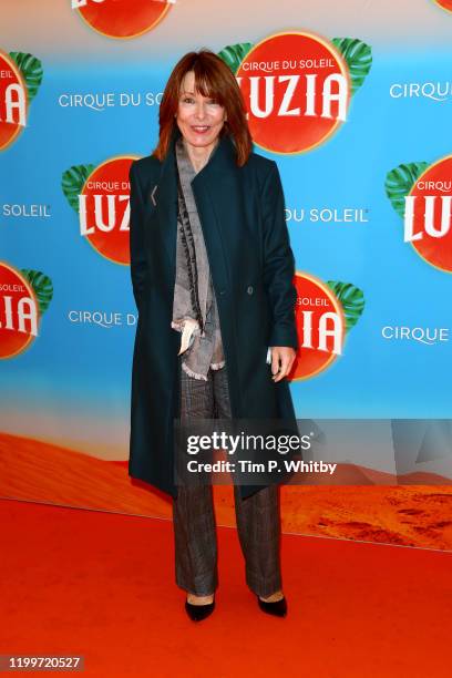 Kay Burley attends Cirque du Soleil's "LUZIA" at Royal Albert Hall on January 15, 2020 in London, England.