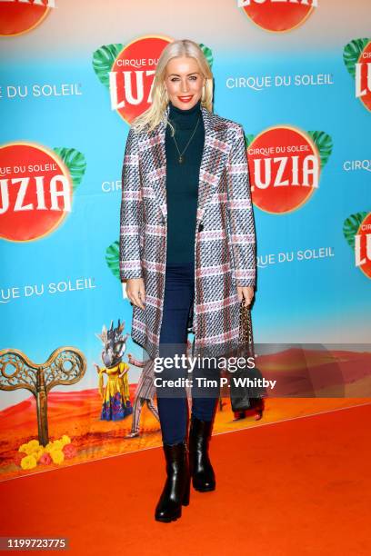 Denise van Outen attends Cirque du Soleil's "LUZIA" at Royal Albert Hall on January 15, 2020 in London, England.