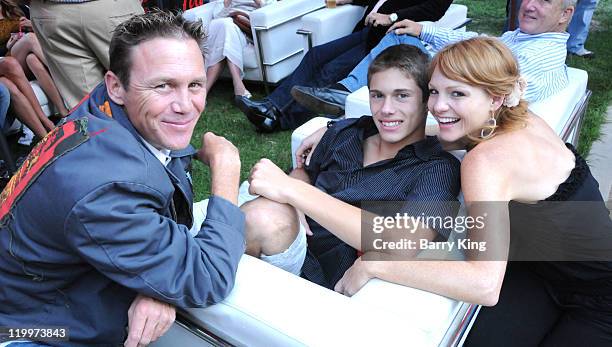 Actor Brian Krause, actor Jamen Krause and actress Anne Leighton attend the Los Angeles Philharmonic and Venice Magazine's 11th Annual Hollywood Bowl...