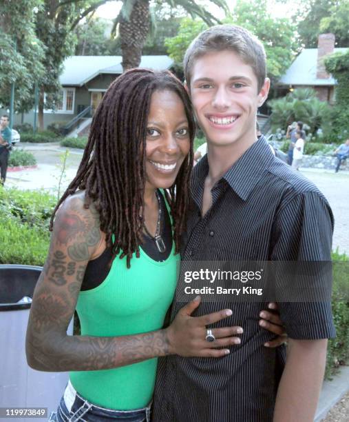 Actress Debra Wilson and actor Jamen Krause attends the Los Angeles Philharmonic and Venice Magazine's 11th Annual Hollywood Bowl Pre-Concert Picnic...