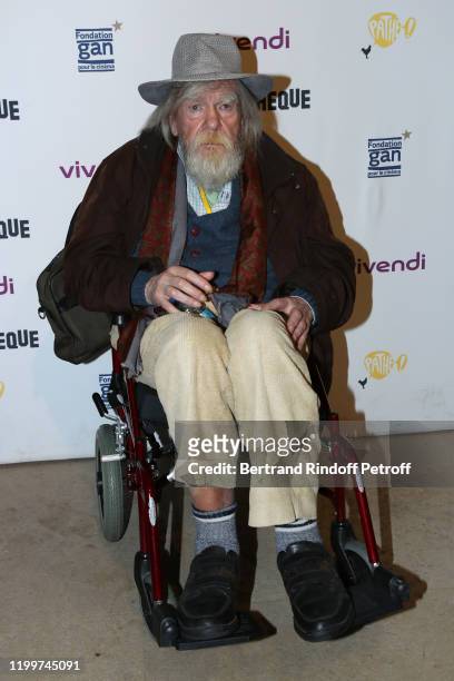 Actor Michael Lonsdale attends the Tribute to James Ivory at Cinematheque Francaise on January 15, 2020 in Paris, France.