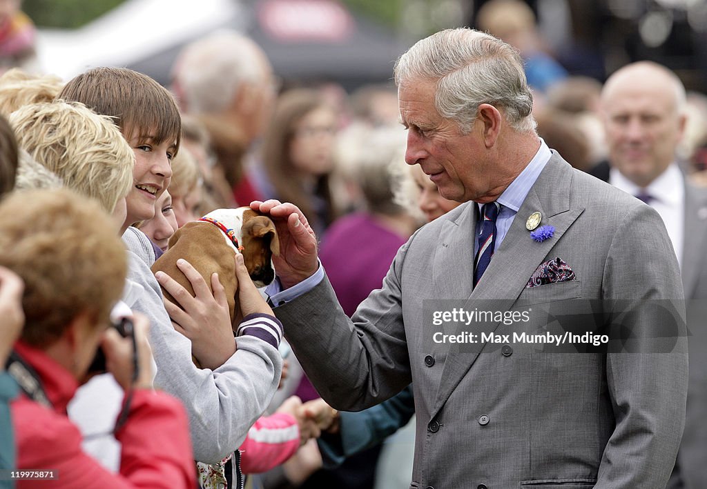 Prince Charles and Camilla, Duchess Of Cornwall Visit The 130th Sandringham Flower Show