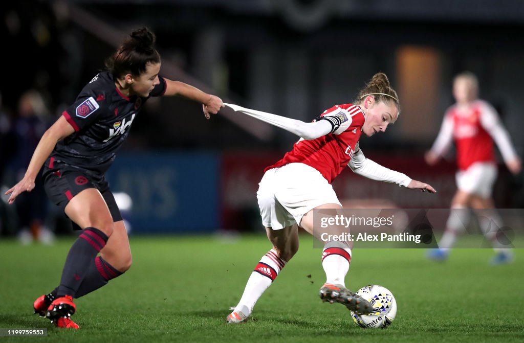 Arsenal Women v Reading Women - FA Women's Continental League Cup: Quarter-Final