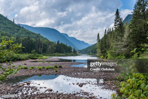 jacques cartier nature landscape national park, quebec, canada - quebec landscape stock pictures, royalty-free photos & images