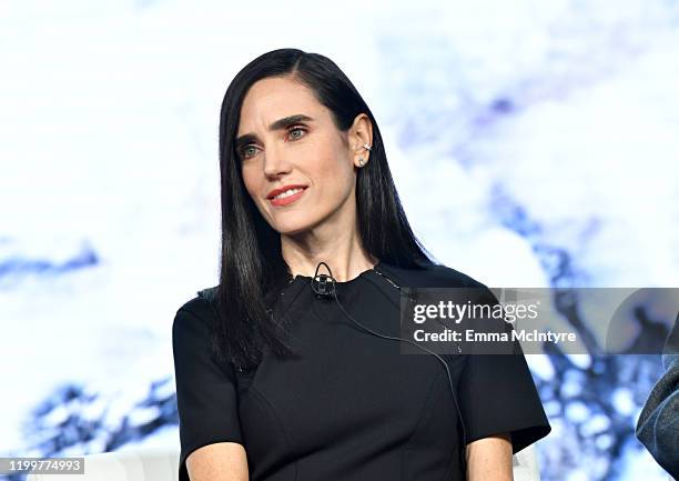 Jennifer Connelly of 'Snowpiercer' appears onstage during the TNT segment of the 2020 Winter Television Critics Association Press Tour at The Langham...