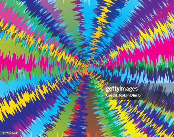 psychedelic abstract background - schizophrenia stock illustrations