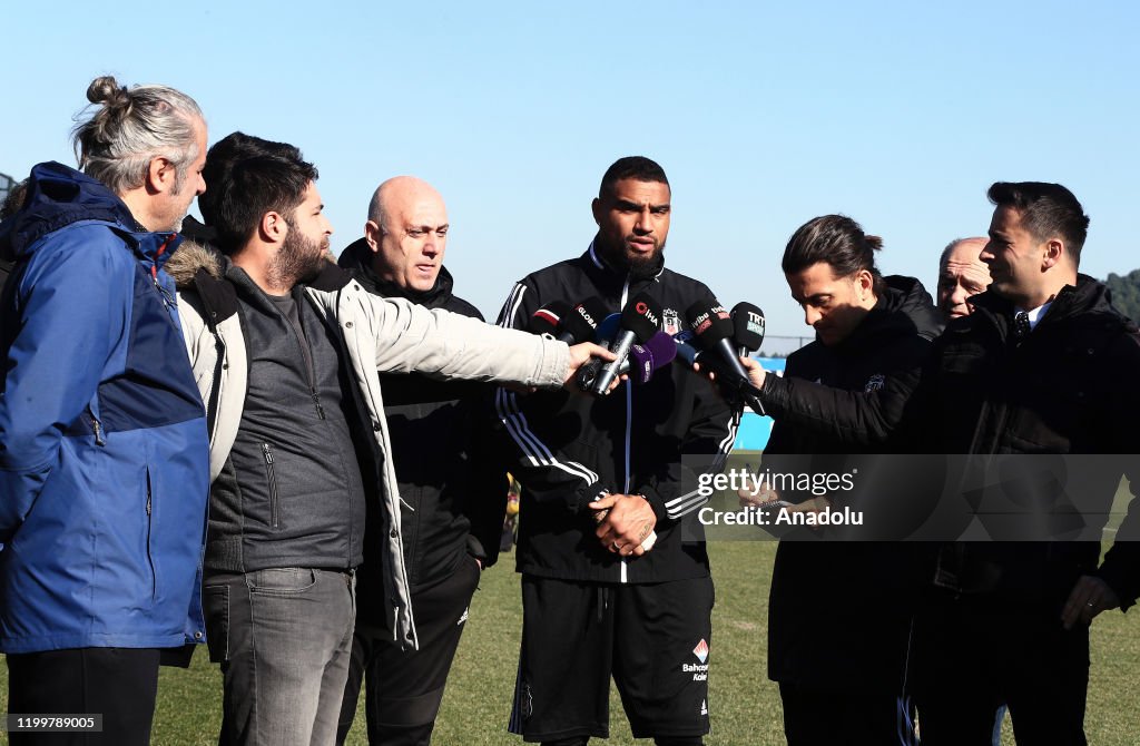Besiktas' Ghanaian football player Kevin-Prince Boateng...