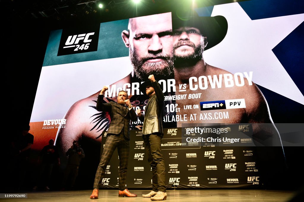 UFC 246 Press Conference