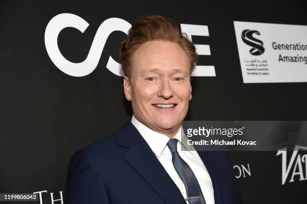 Conan O'Brien attends CORE Gala: A Gala Dinner to Benefit CORE and 10 Years of Life-Saving Work Across Haiti & Around the World at Wiltern Theatre on...