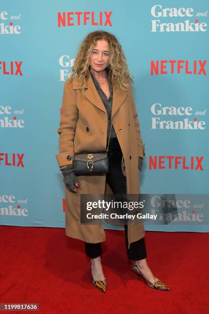 Allyson B. Fanger attends a special screening of "Grace and Frankie Season 6", presented by Netflix, on January 15, 2020 in Los Angeles, California.