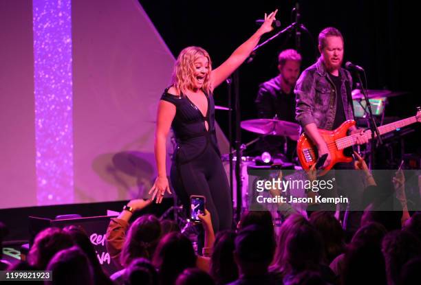 Country artist Lauren Alaina performs at Exit In on January 15, 2020 in Nashville, Tennessee.