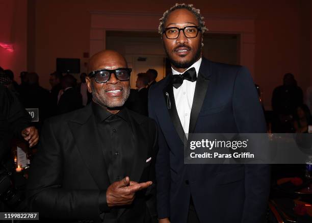 Reid and Future attend YouTube Music 2020 Leaders & Legends Ball at Atlanta History Center on January 15, 2020 in Atlanta, Georgia.